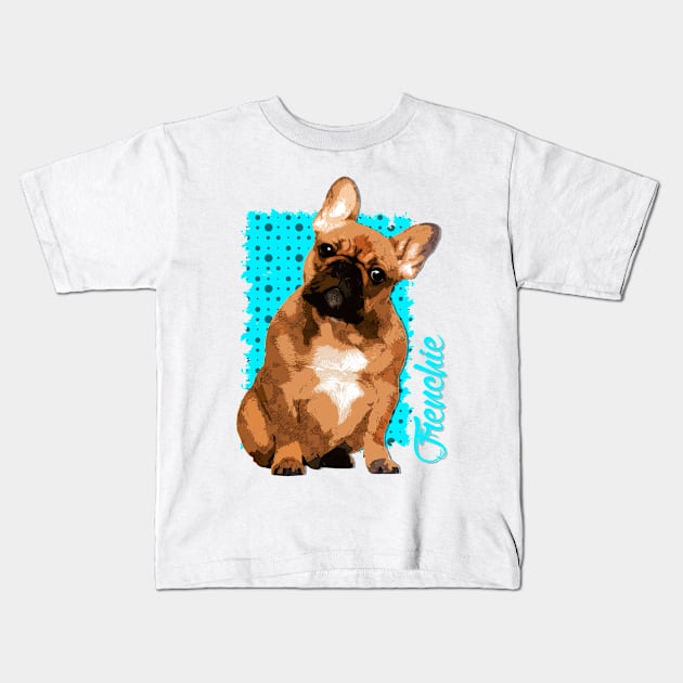 French Bulldog Puppy Kids T-Shirt by Nartissima